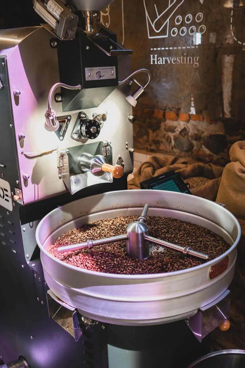 Equipamentos de café em Babylonstoren.