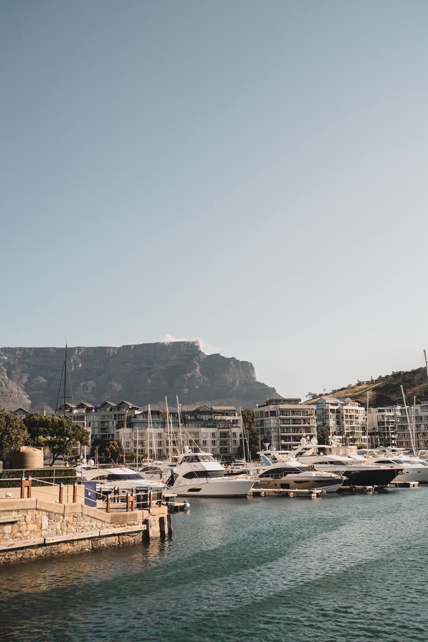 A paisagem que deu escala e contexto ao percurso por Cape Town.