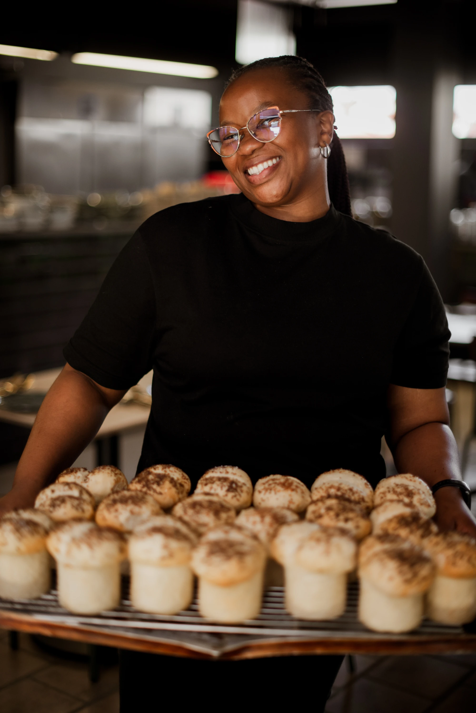 Thokozani Matroos na cozinha do Galjoen